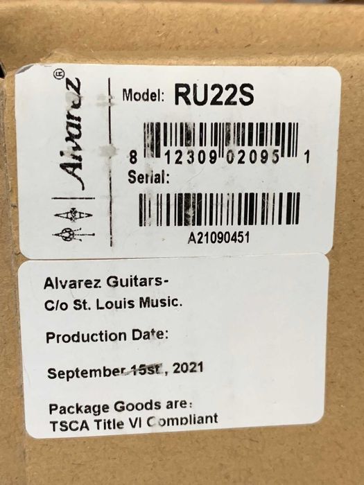 Ukulele Alvarez model RU22S + stroik Ibanez PU3