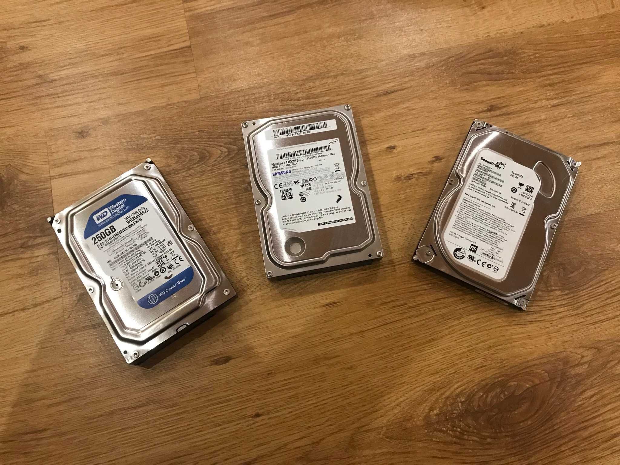 Жесткий диск WD, Seagate, Samsung 250 sata 3.5