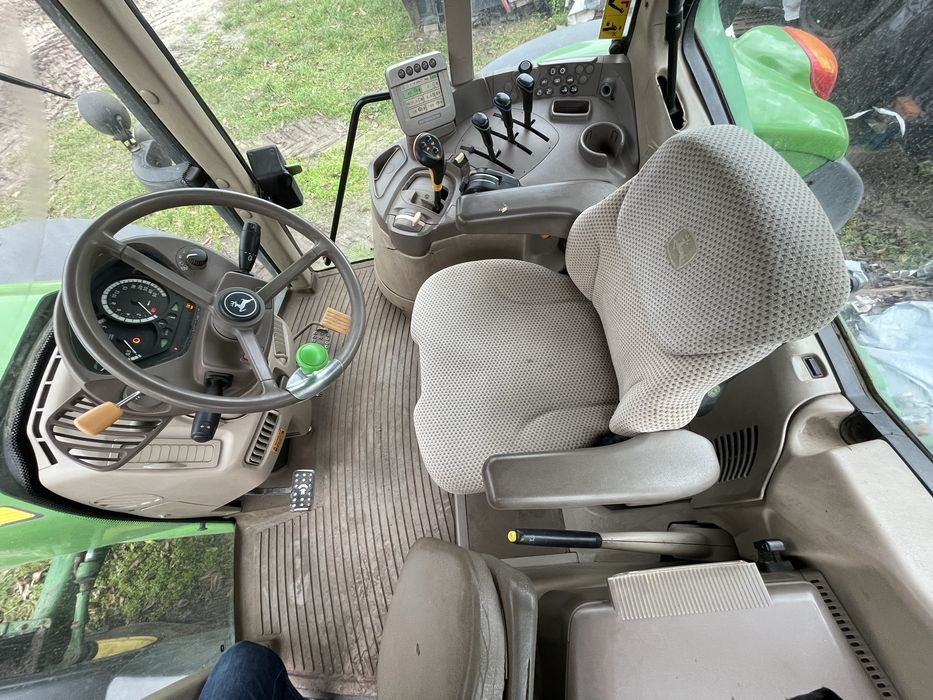 John Deere 6830, power quad 50km/h pneumatyka, TLS.