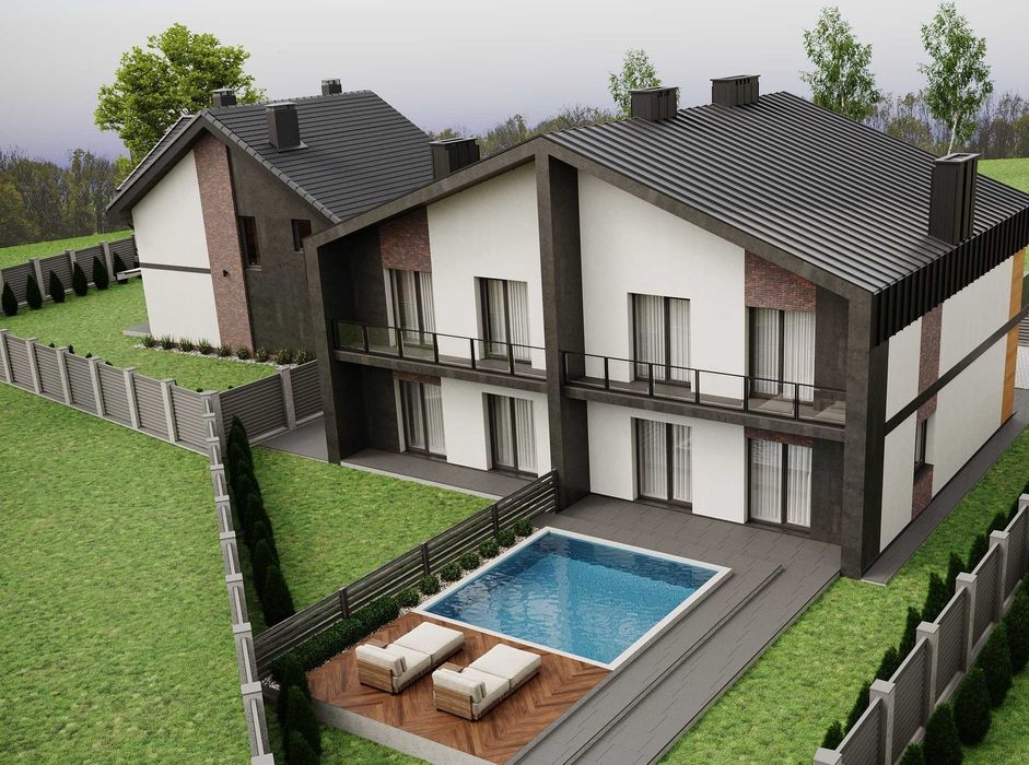 Дуплекс в КМ Осокор, Вовчинець, Каскад, 140м + 40м мансарда, + гараж