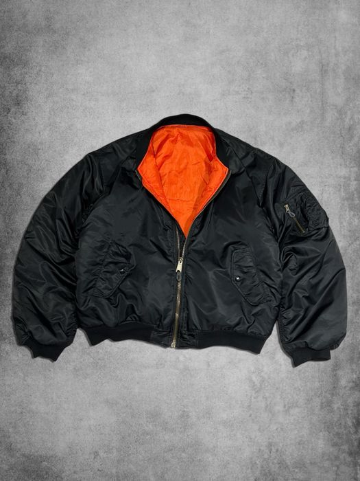 Зимовий Бомбер Vintage Bomber Jacket / ma-1 cwu alpha industries
