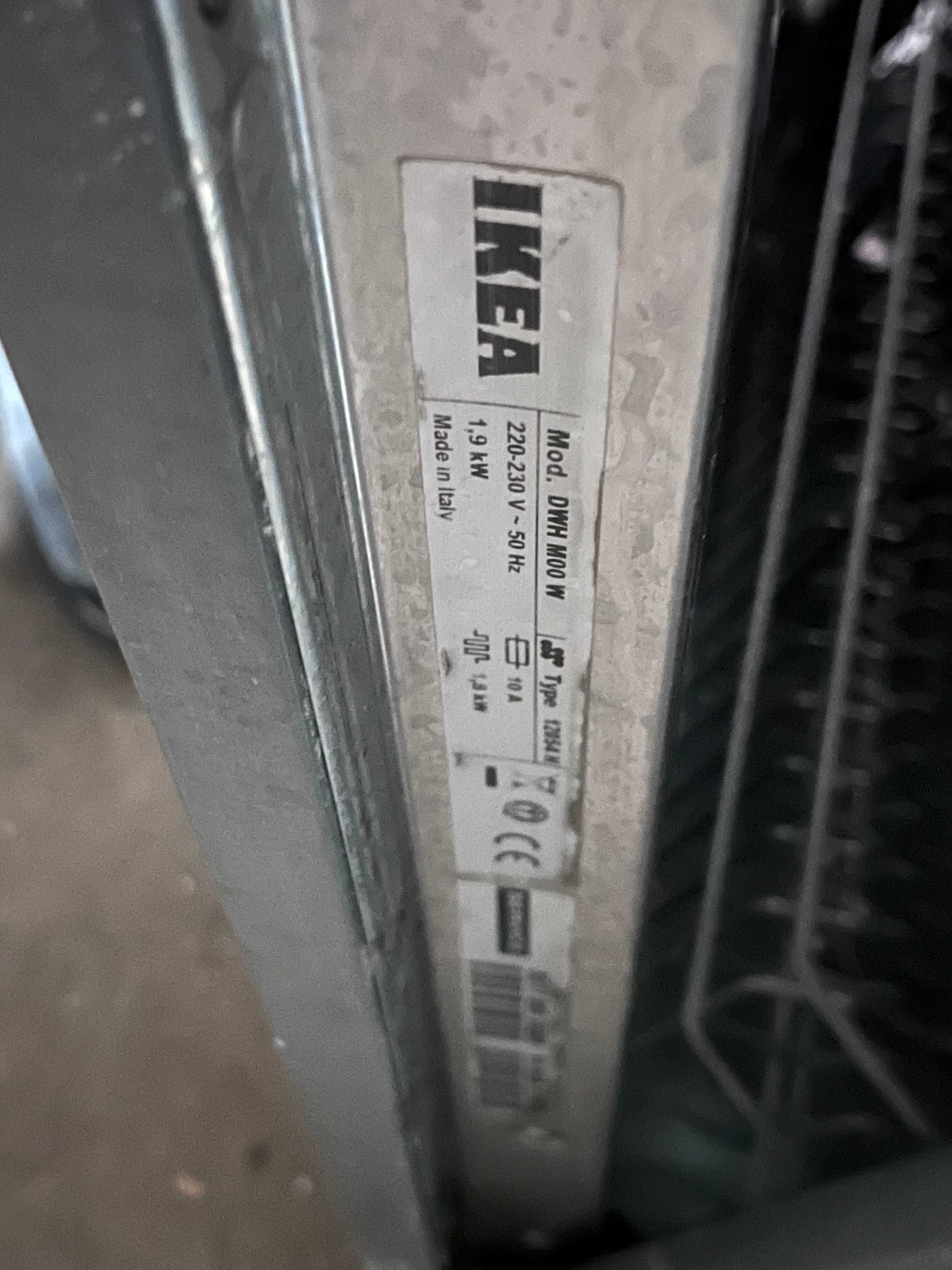 zmywarka ikea whirpool DWH M00 W - uszkodzona pompa