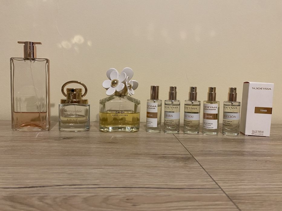 Zestaw perfum Marc Jacobs, Lancome, yodeyma