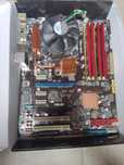 Płyta główna Asus z procesorem Core2 Duo 6600, pamięć ram i grafika