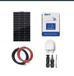 Ładowarka panel słoneczny elastyczny 100W 12V regulator MPPT 20A
