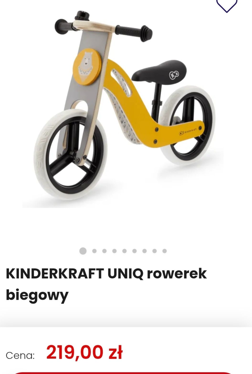 Rower biegowy Kinderkratf UNIQ