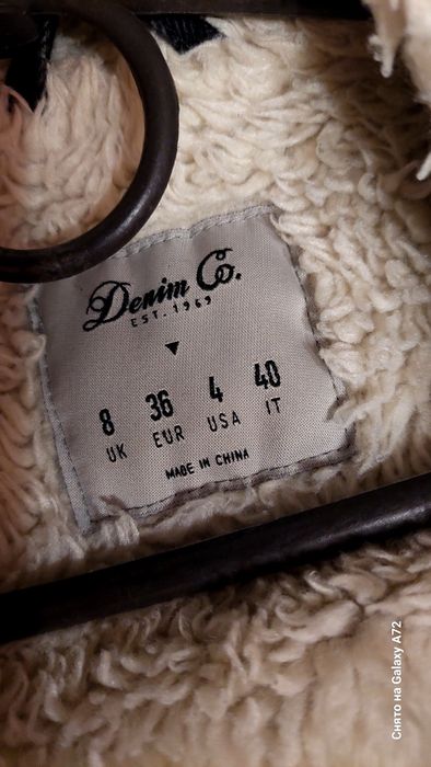 Куртка  женская утепл. джинсовая Denim Co. 350 грн.