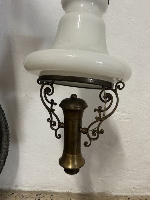 Candeeiro antigo de ferro