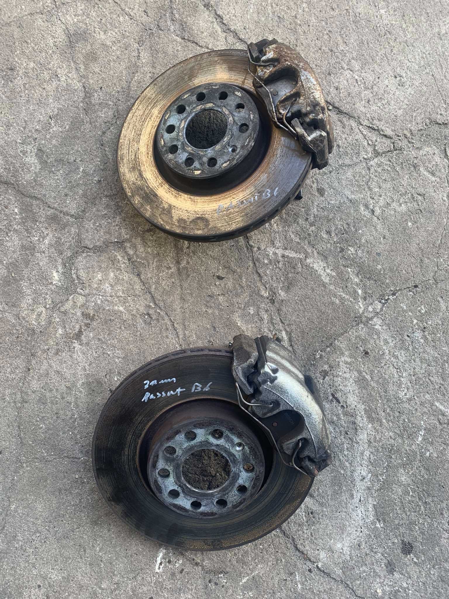 hamulce przód przednie swap tarcze jarzma zaciski 312mm passat b6 741