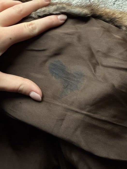 futro Kirsten Stampe Aarhaus naturalne płaszcz zimowe ciepłe