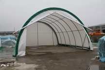 Hala łukowa 6,1x18,3m PVC 750g/m2 Całoroczna ochrona | Gruba Plandeka!
