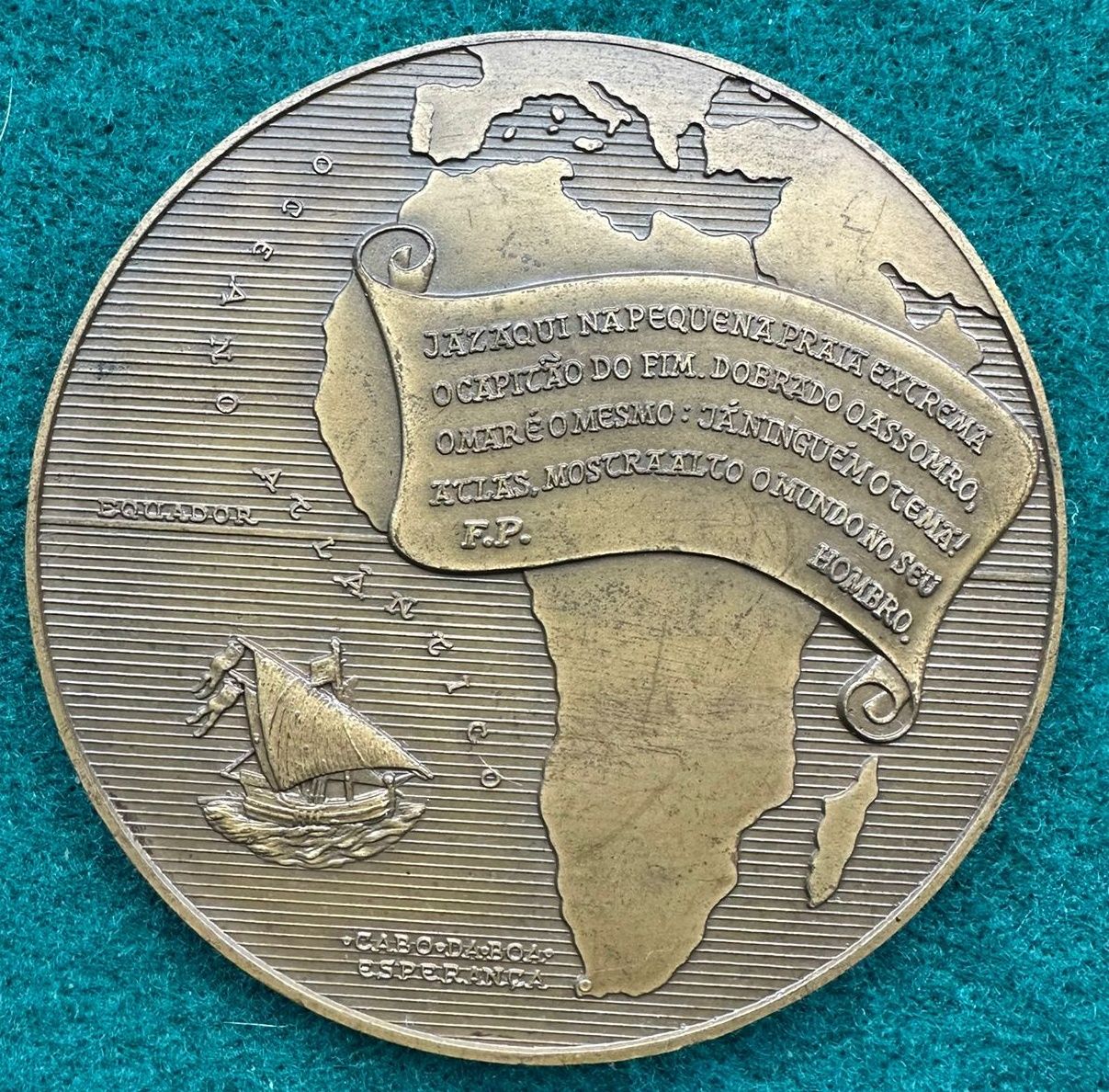 Medalha em bronze Bartolomeu Dias