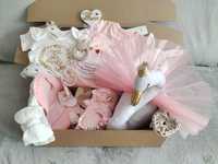 Duży zestaw Prezentowy baby shower narodziny chrzest prezent