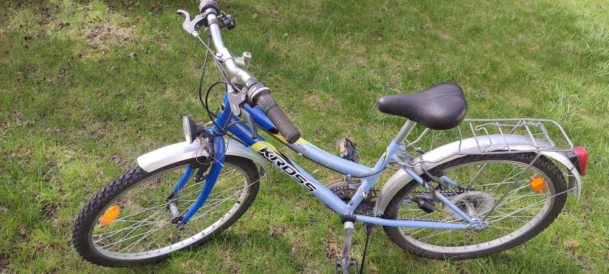 Niebieski rower Kross junior