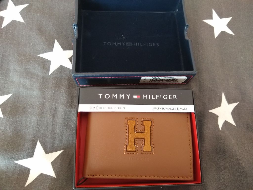 Tommy Hilfiger portfel skórzany nowy 100% oryginał