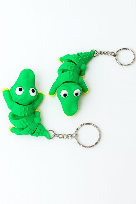 KROKODYL FELXI Zabawny brelok NA KLUCZE  kolorowy gadżet 3D na prezent