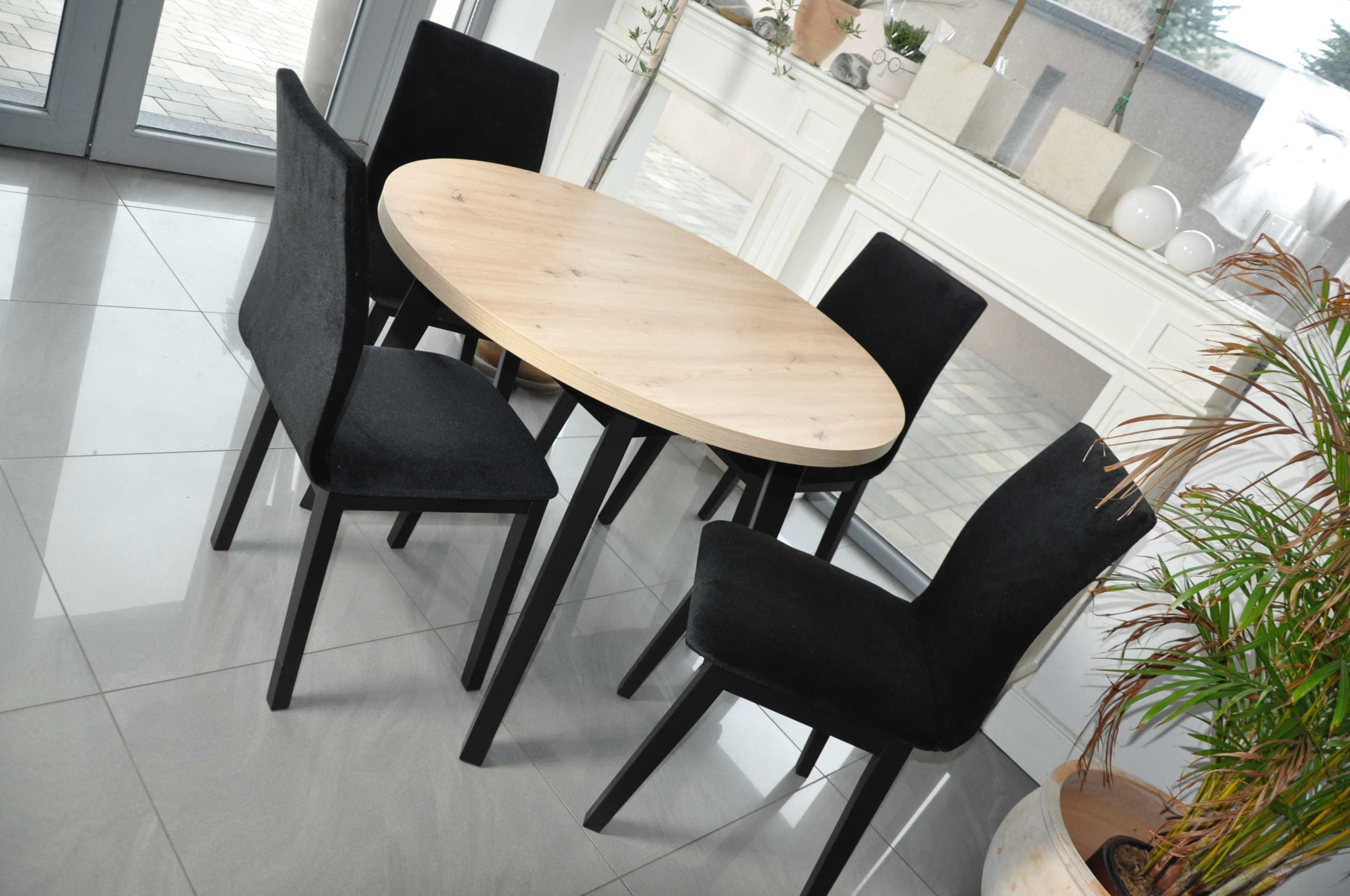 Promocja,Nowa Niższa Cena,Stół Okrągły Loft Rozkładany-Od Ręki