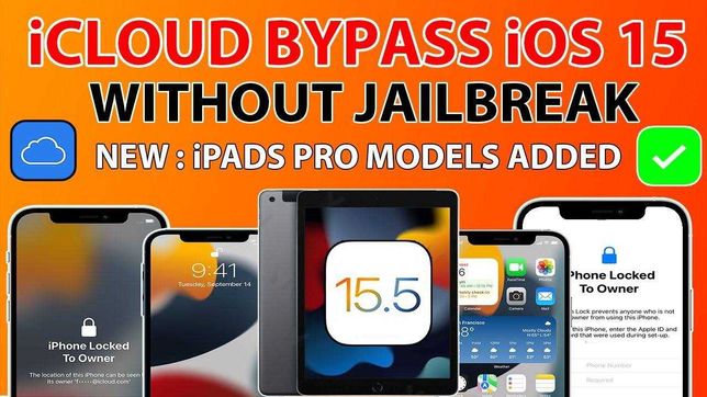 Bypass обход iCloud iPhone iPad iOS 15
