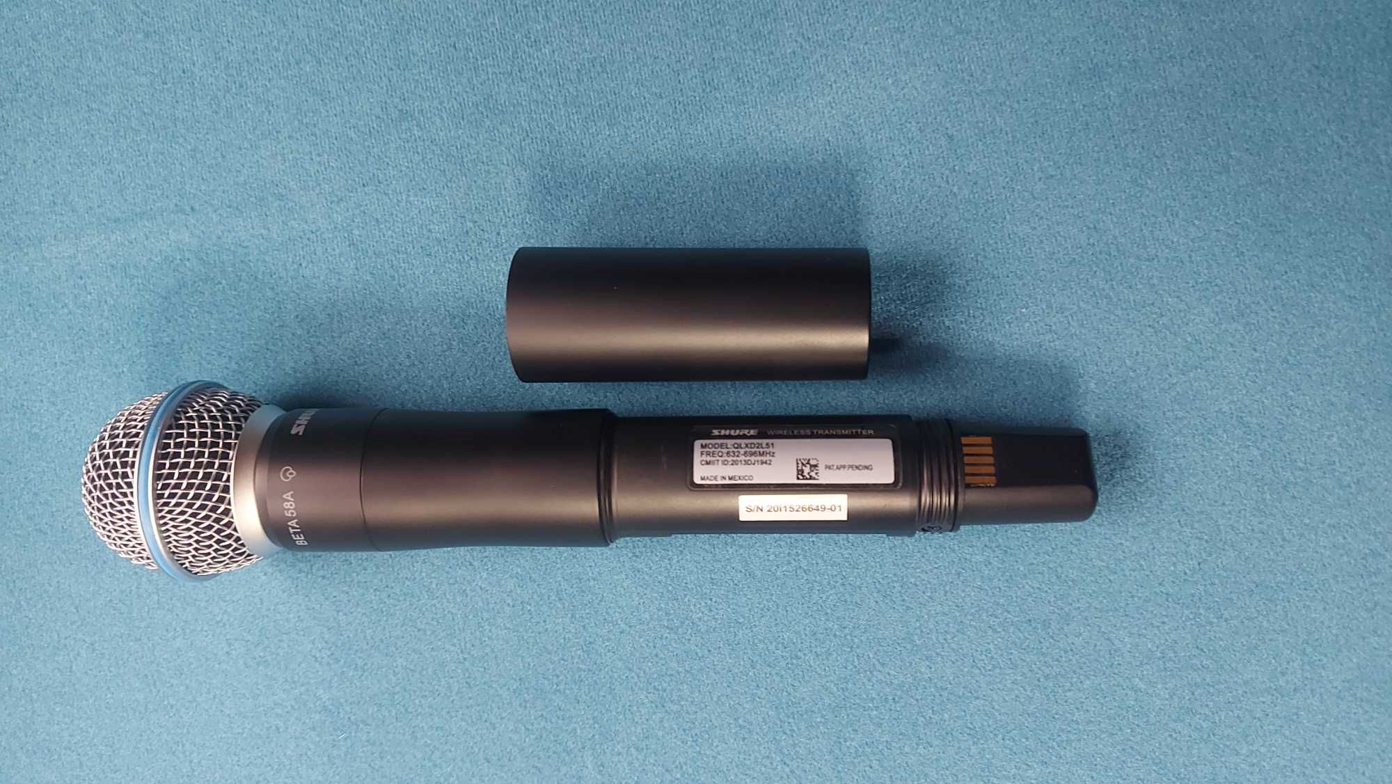 Shure QLXD4/beta 58a mikrofon bezprzewodowy