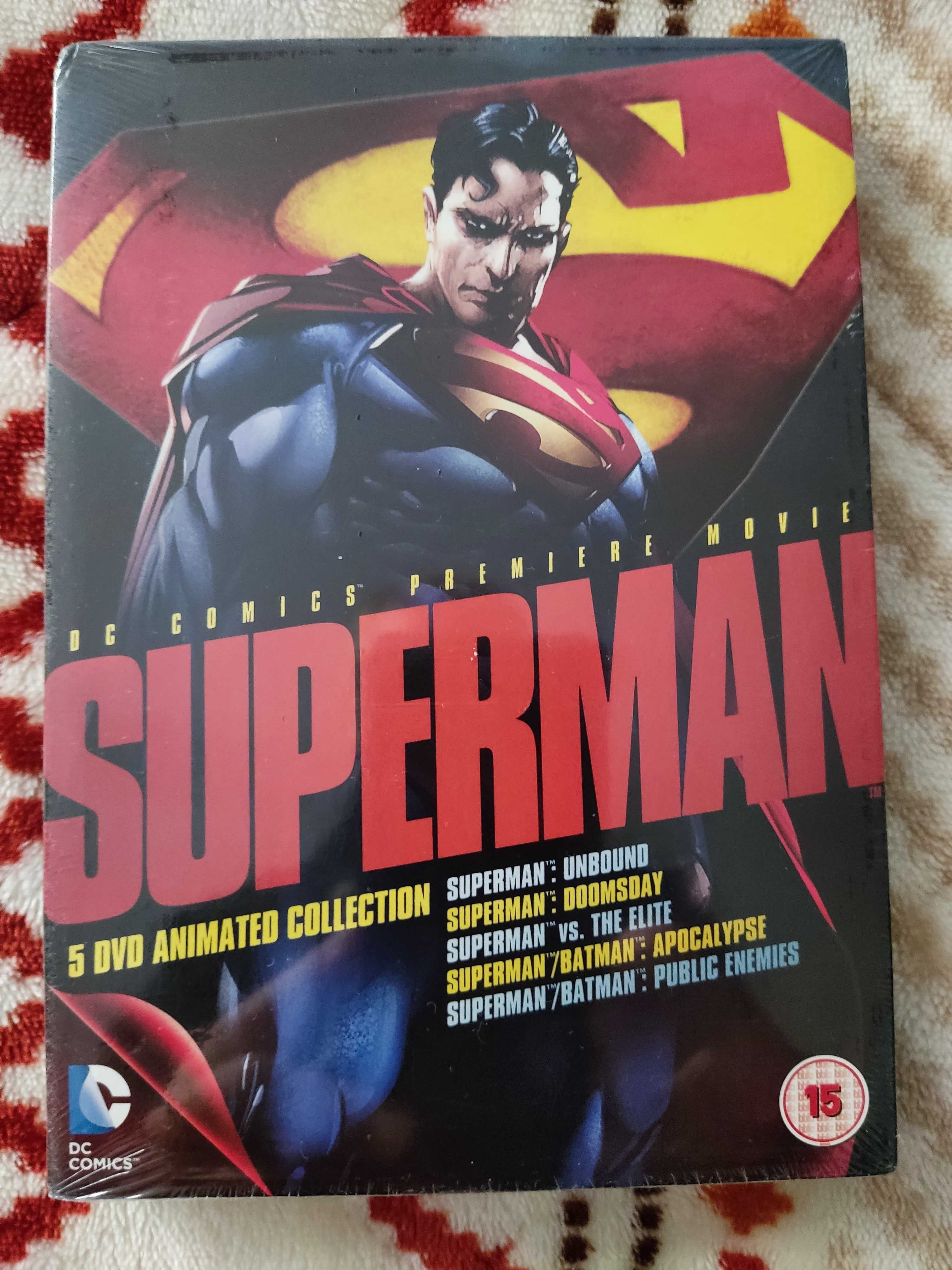Colleção 5 filmes animaçao SUPERMAN
