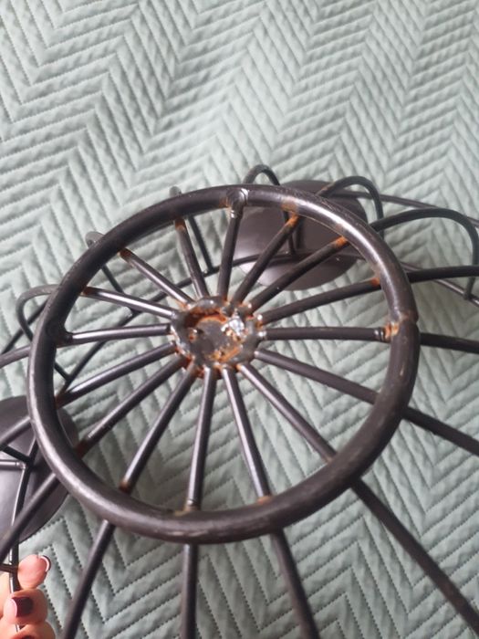 Świecznik adwentowy metalowy