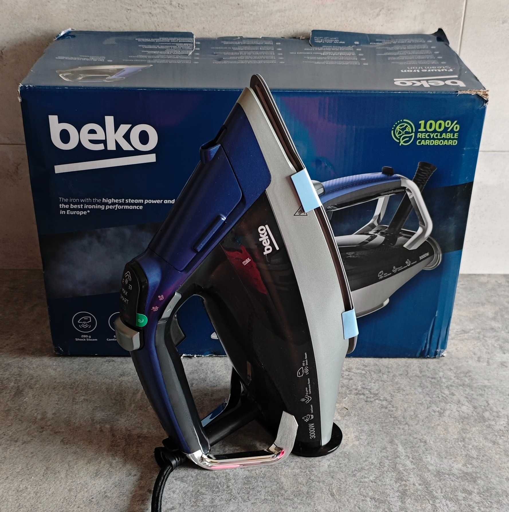 Żelazko Beko FutureIron Premium SPA9130B SoftGlide 280g/min Wysyłka