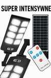 Lampa solarna uliczna 600 W – 60 000 lm, czujnik zmierzchu