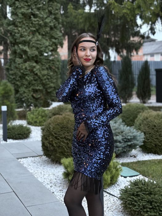 Сукня в стилі гетсбі,мафії