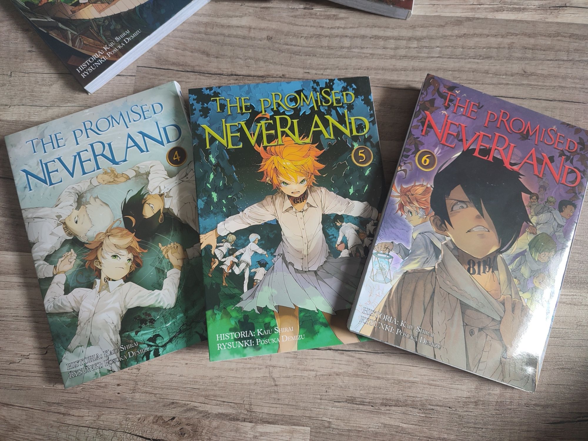 The Promised Neverland manga 1-6