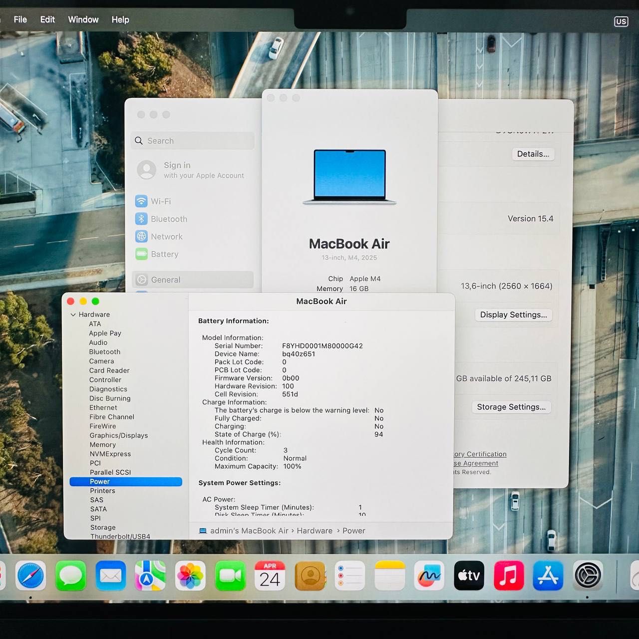 MacBook Air 13' M4 16/256 Sky Blue OPEN BOX!