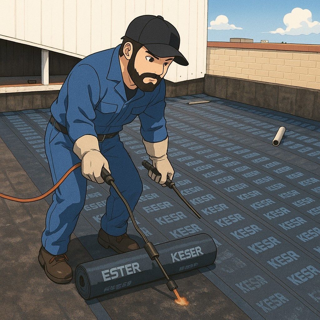 Impermeabilização | Tela Asfáltica | Membrana | Terraço | Obras
