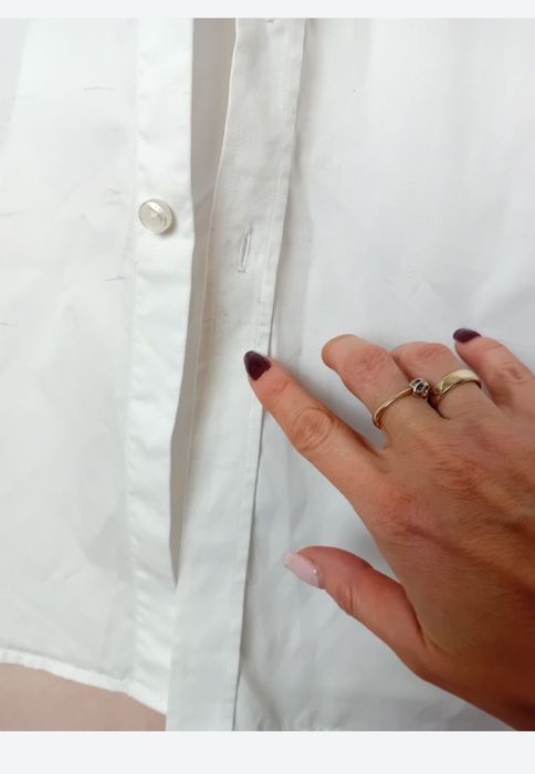 #Vistula koszula biała długi rękaw XL