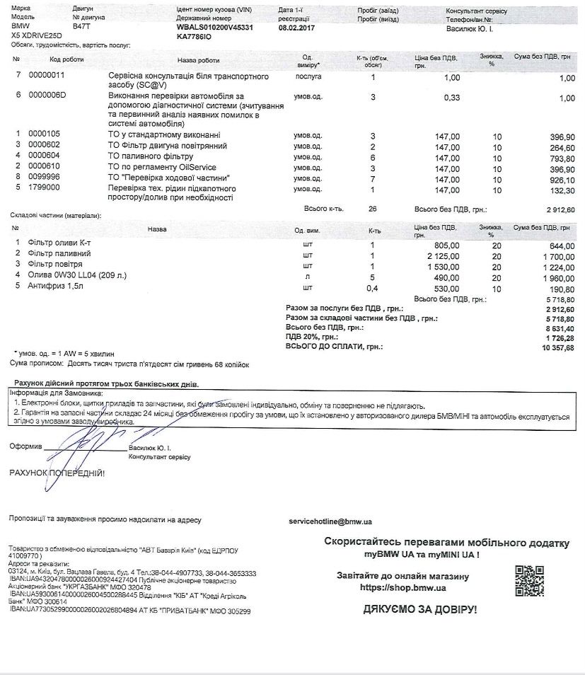 BMW X5 2016 F15 X25drive