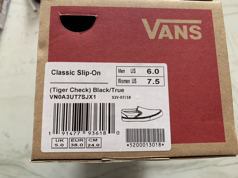 Buty Vans Tiger Check / Limited Edition / EUR 38/