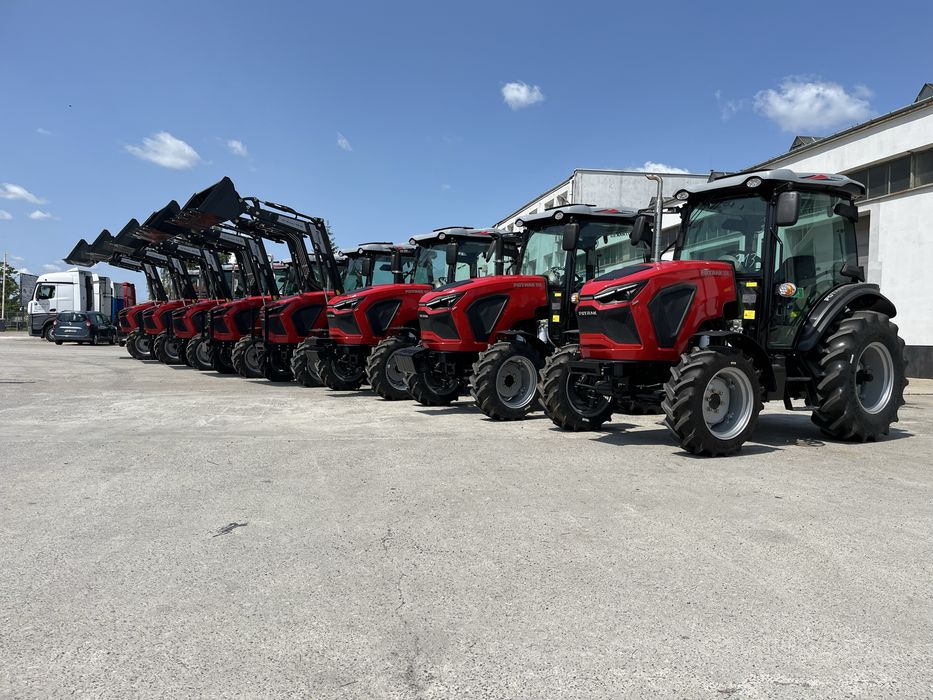 Ciągnik Rolniczy FOTRAK 50 KM Zestaw Zimowy Pług Posypywarka Transport