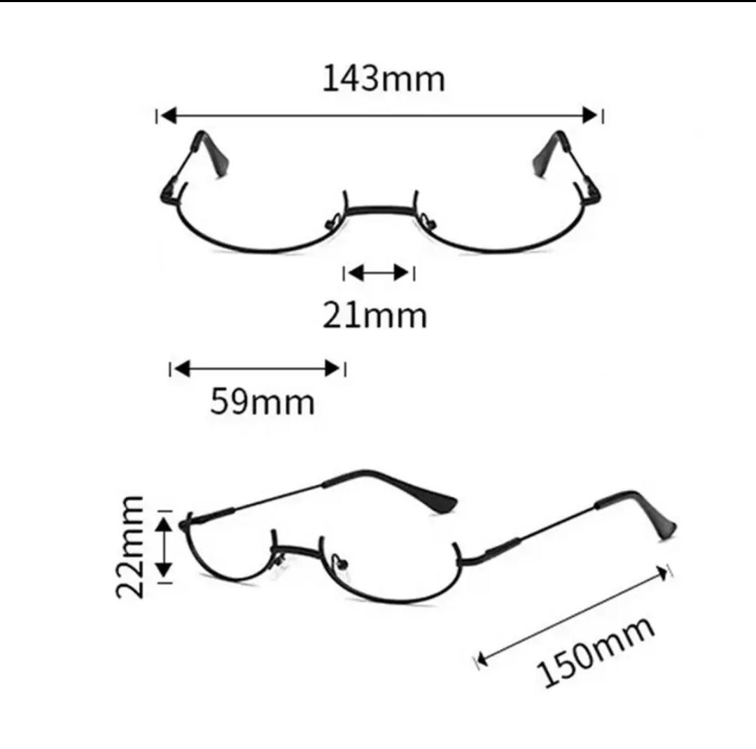 Очки для косплееров, без зеркал. Женские