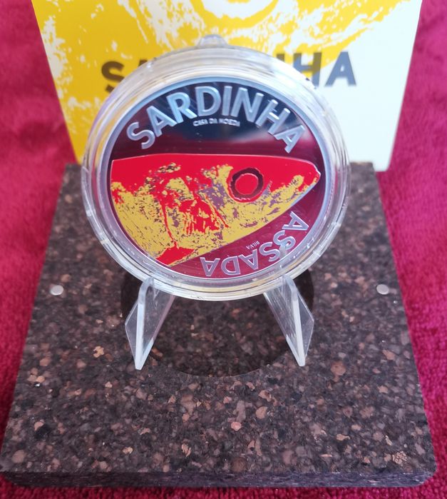 Linda Moeda 10€ em prata proof "Sardinha assada"