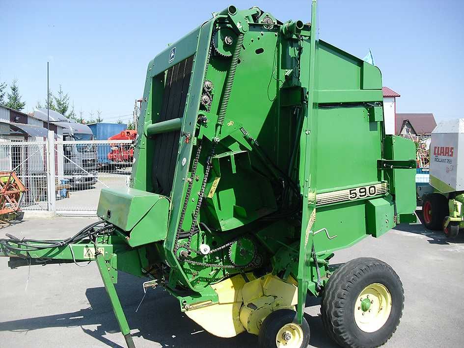 Пресс подборщик John Deere 590 (Тюкопрес, Прес підбирач рулонний)
