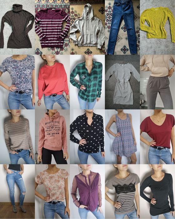 Duża paczka ciuchów 27kg