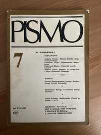 Pismo 7 / 1981 miesięcznik