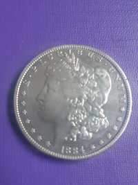 Срібло - долар Моргана.США.1884 рік.