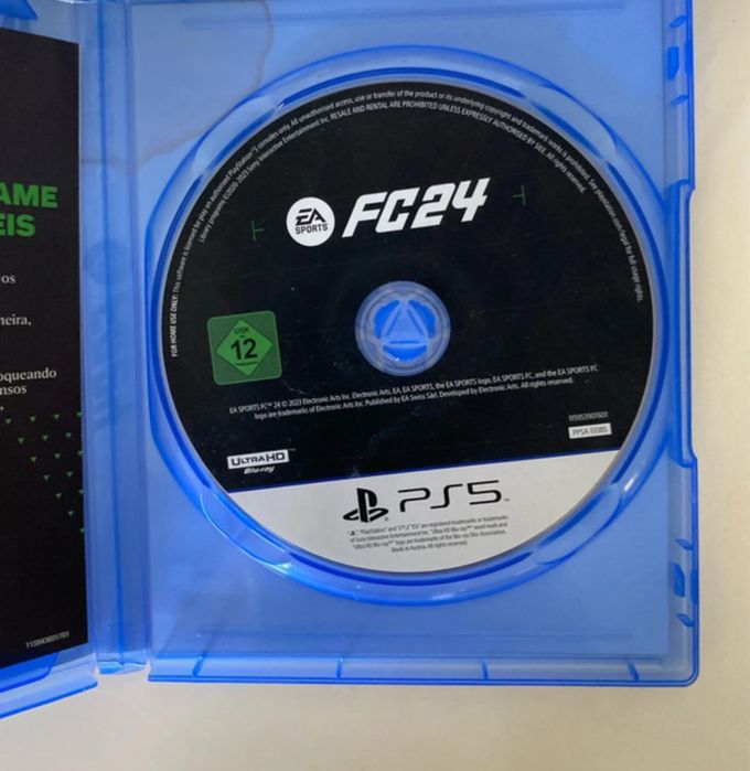 Jogo fc24 ps5 muito bom estado