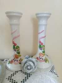 Piękne ceramiczne świeczniki