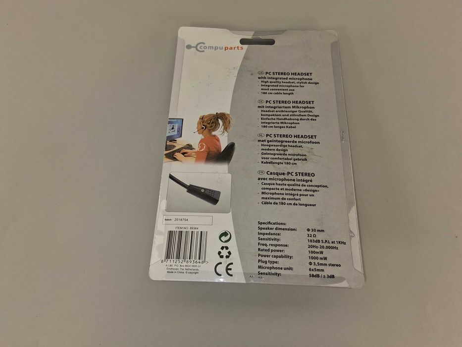 N178 PC Stereo Headset Słuchawki Z Mikrofonem Komputer