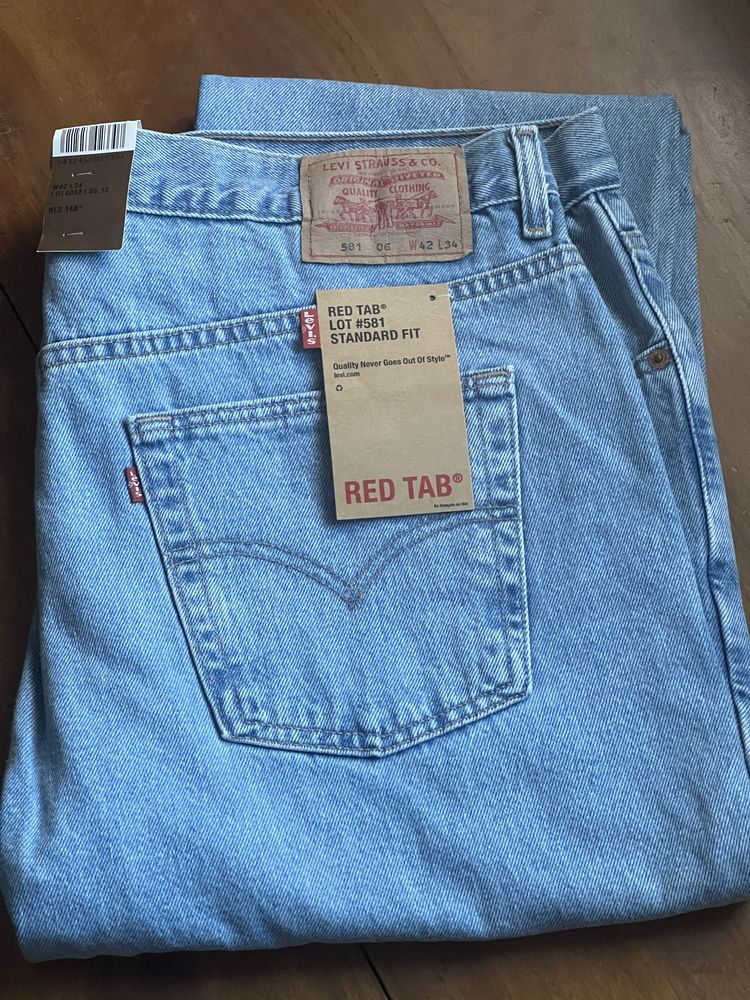 Jeans Levi’s originais 581 - XXL - novas a estrear