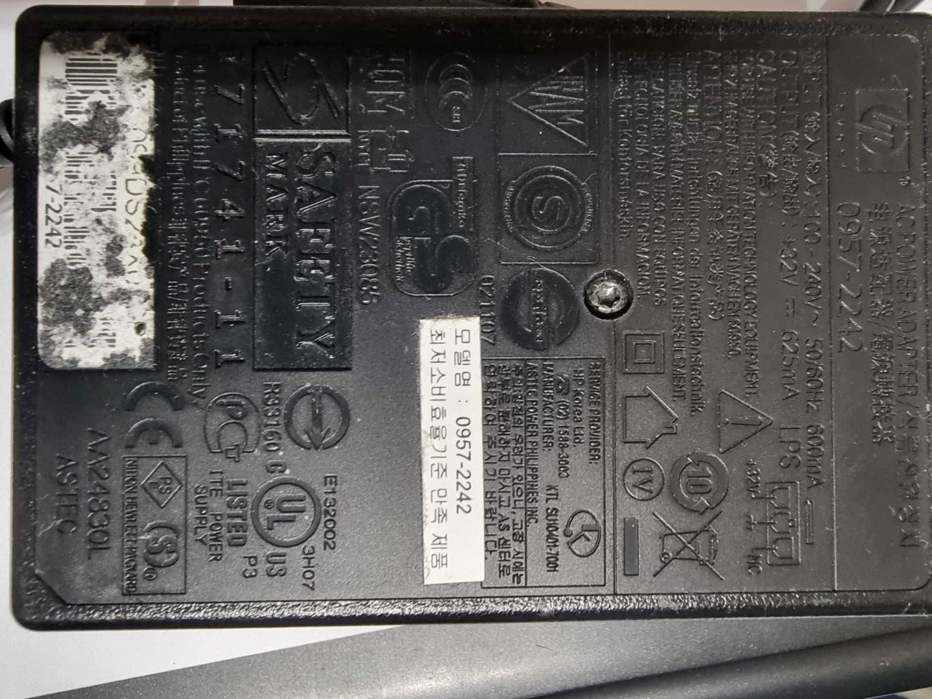 Transformador Original HP Deskjet