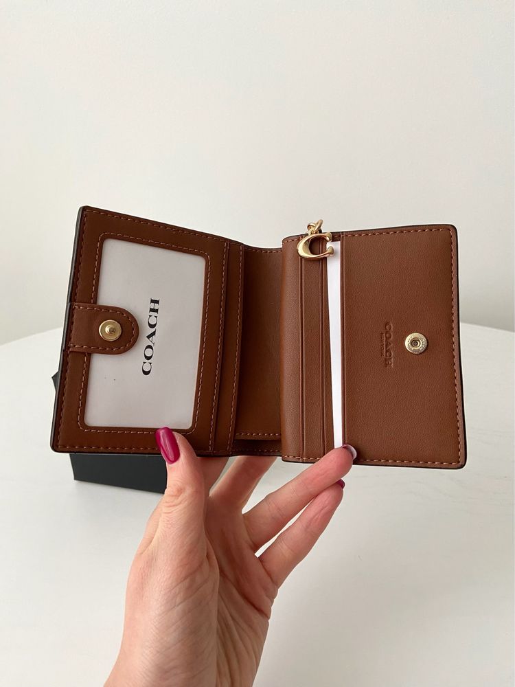 COACH Snap Wallet Подарок девушке кошелек подарунок гаманець жіночий