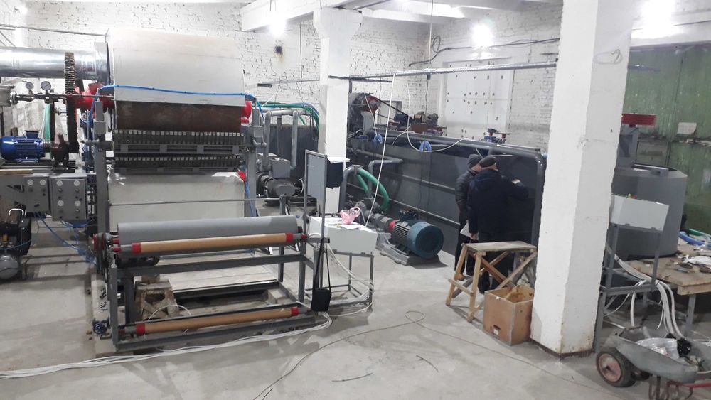 Завод для переработки макулатуры и производства туалетной бумаги