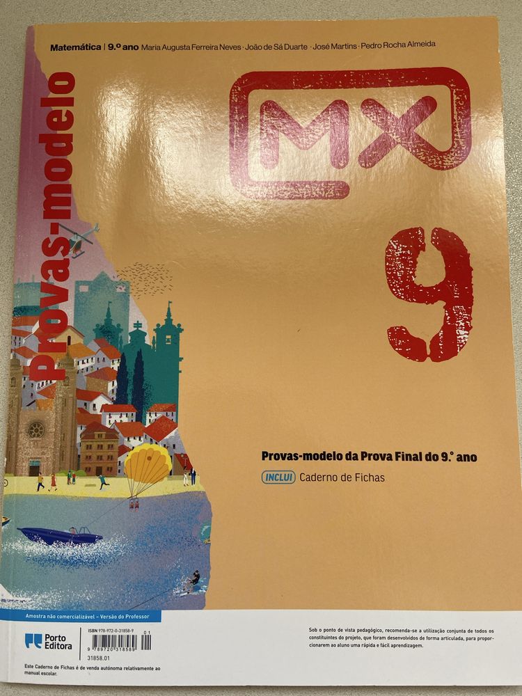 Caderno de atividades MX 9 da Porto Editora
