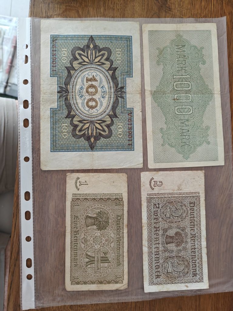 Banknoty Niemcy mix 8 sztuk